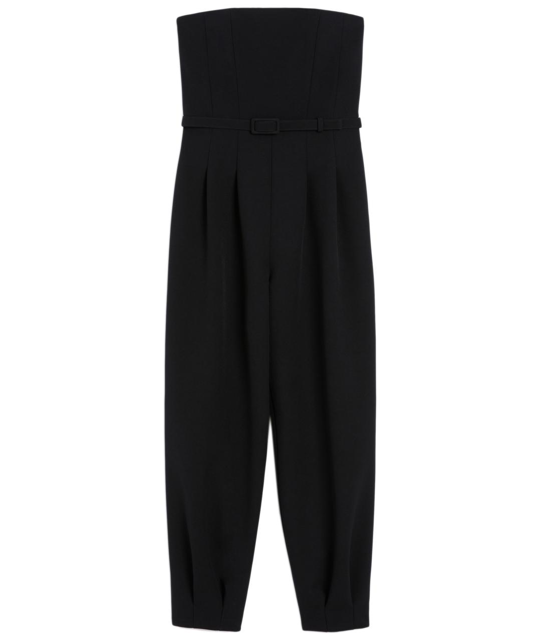MAX MARA Черный полиэстеровый комбинезон, фото 1