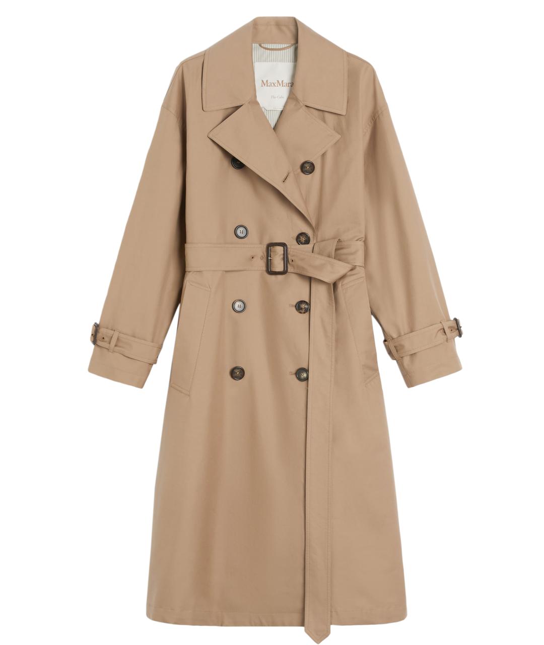 MAX MARA Бежевый тренч/плащ, фото 1