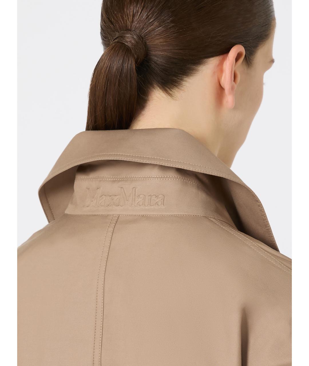MAX MARA Бежевый тренч/плащ, фото 6