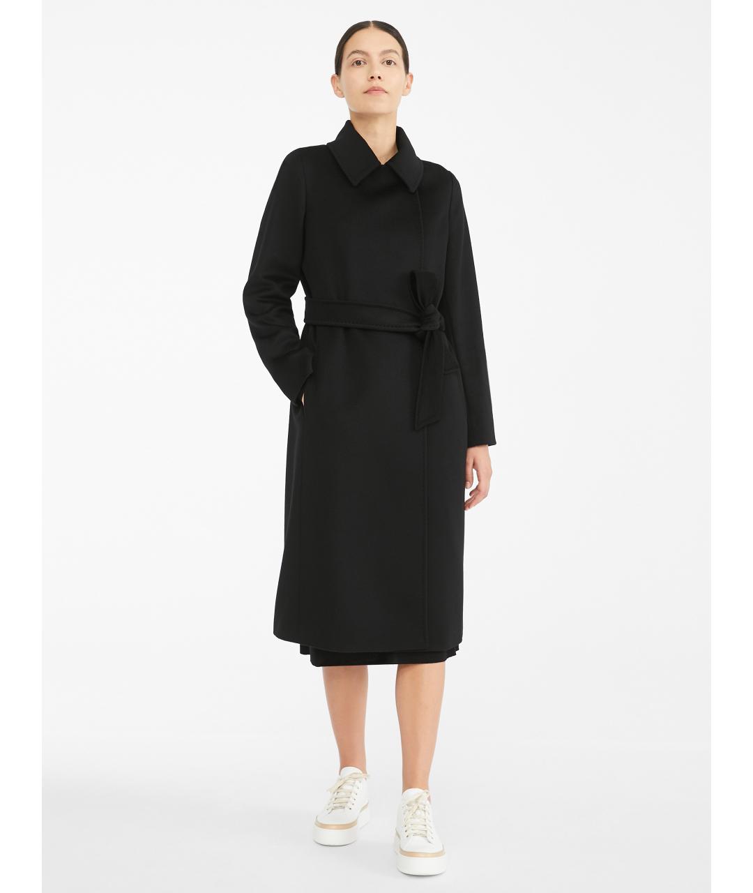 MAX MARA Черное пальто, фото 3