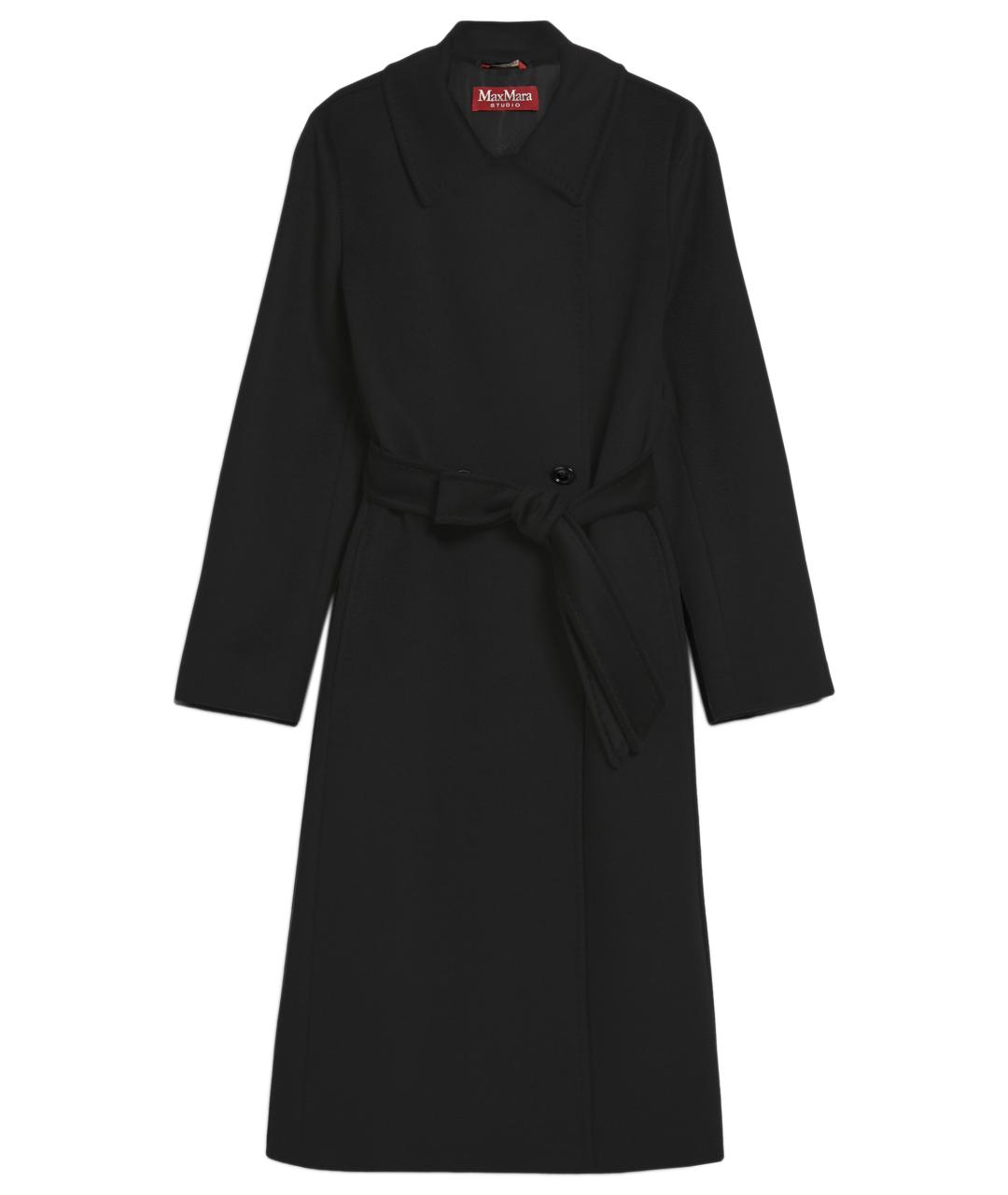 MAX MARA Черное пальто, фото 1