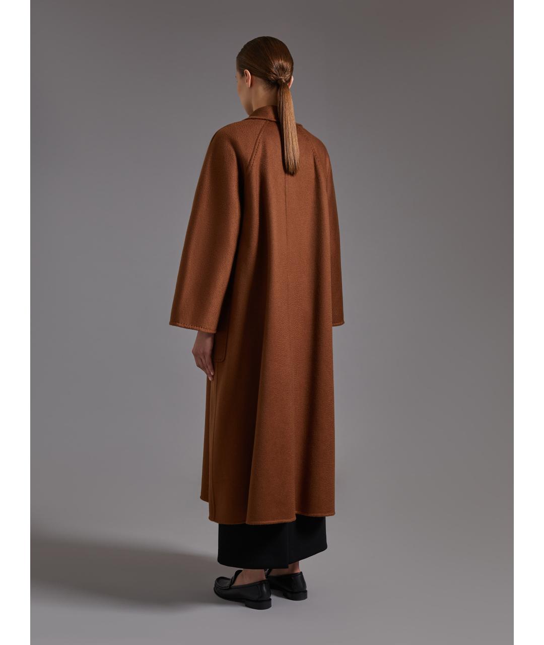 MAX MARA Коричневое пальто, фото 4