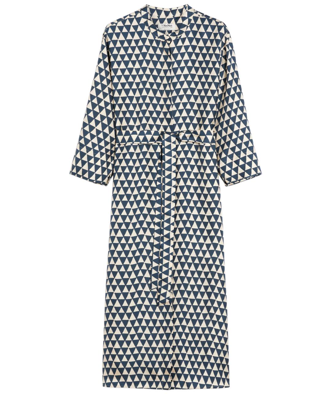 MAX MARA Голубое повседневное платье, фото 1