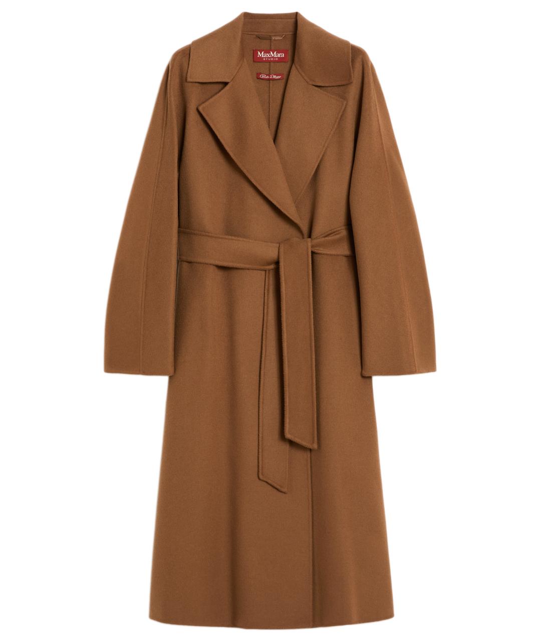 MAX MARA Коричневое пальто, фото 1