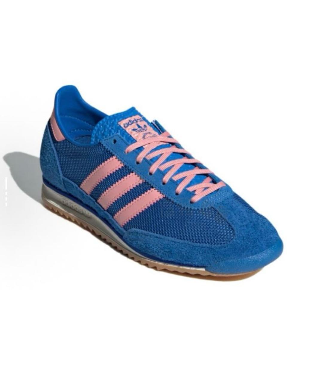 ADIDAS Синие текстильные кроссовки, фото 4