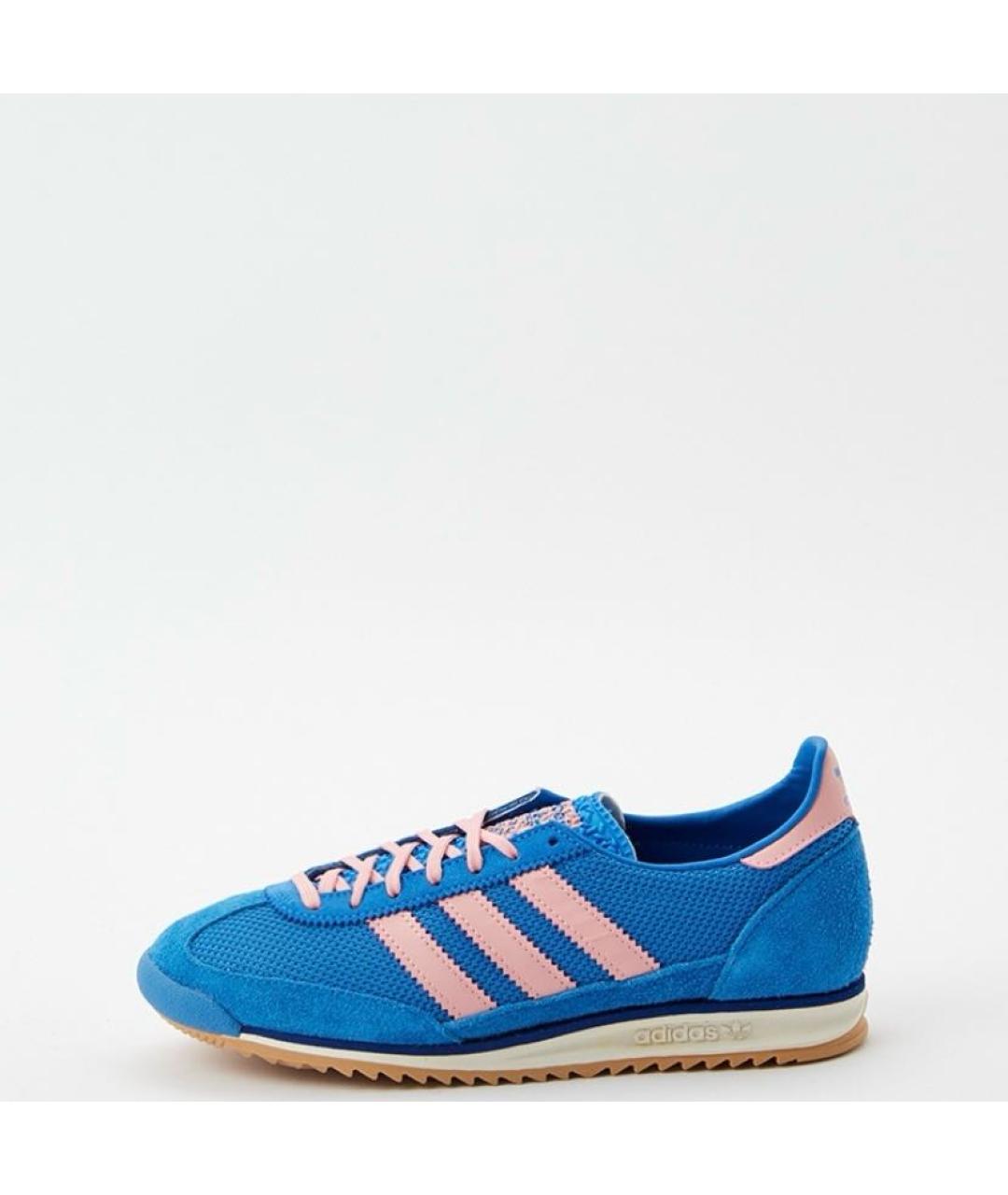 ADIDAS Синие текстильные кроссовки, фото 2