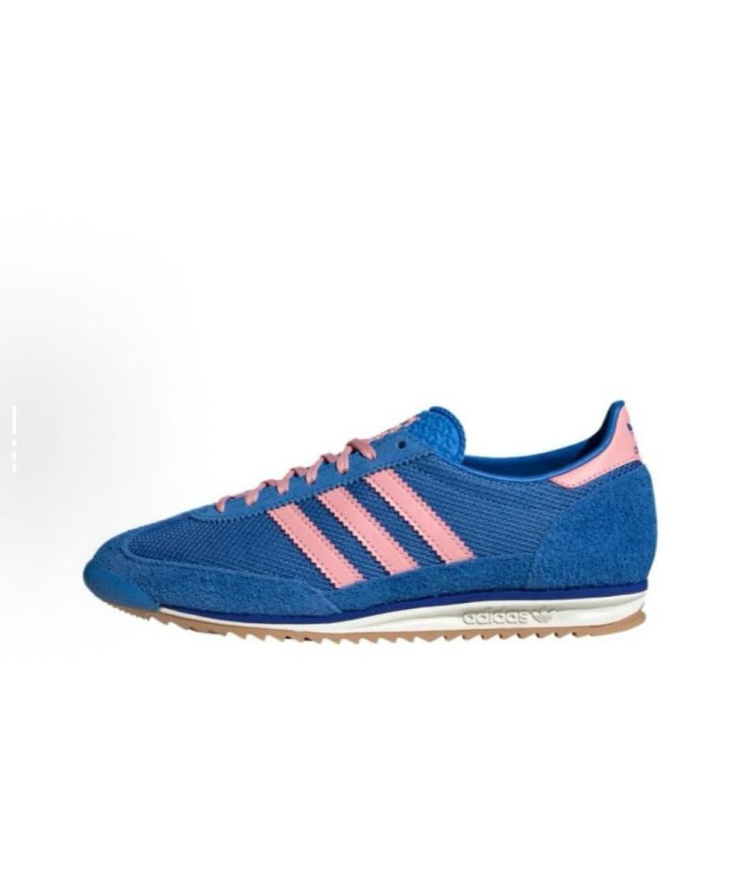 ADIDAS Синие текстильные кроссовки, фото 3