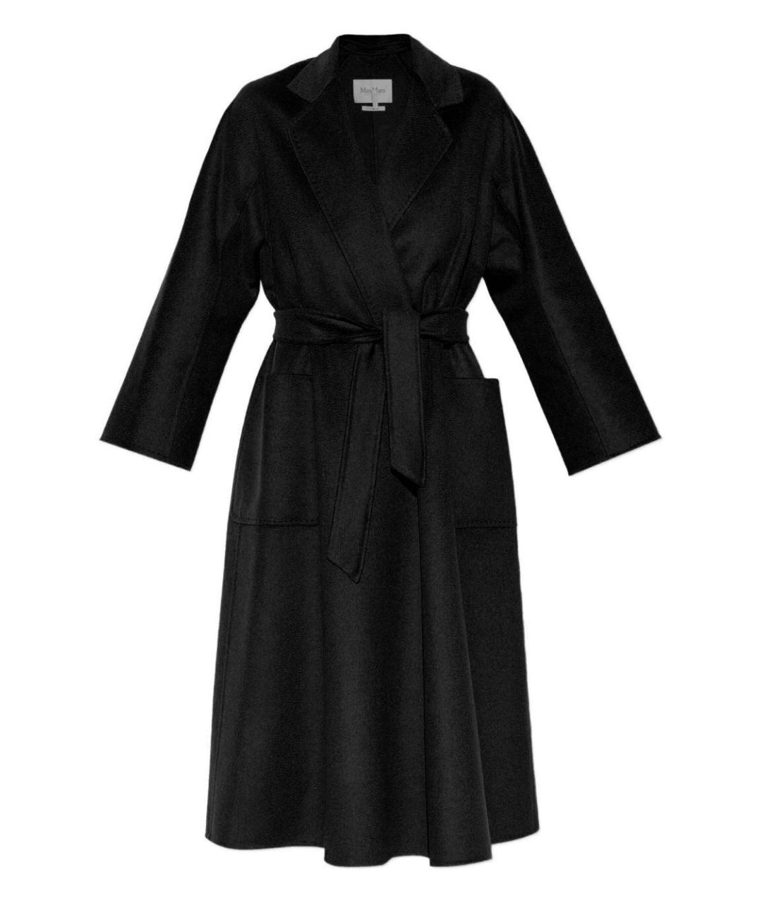 MAX MARA Черное пальто, фото 1