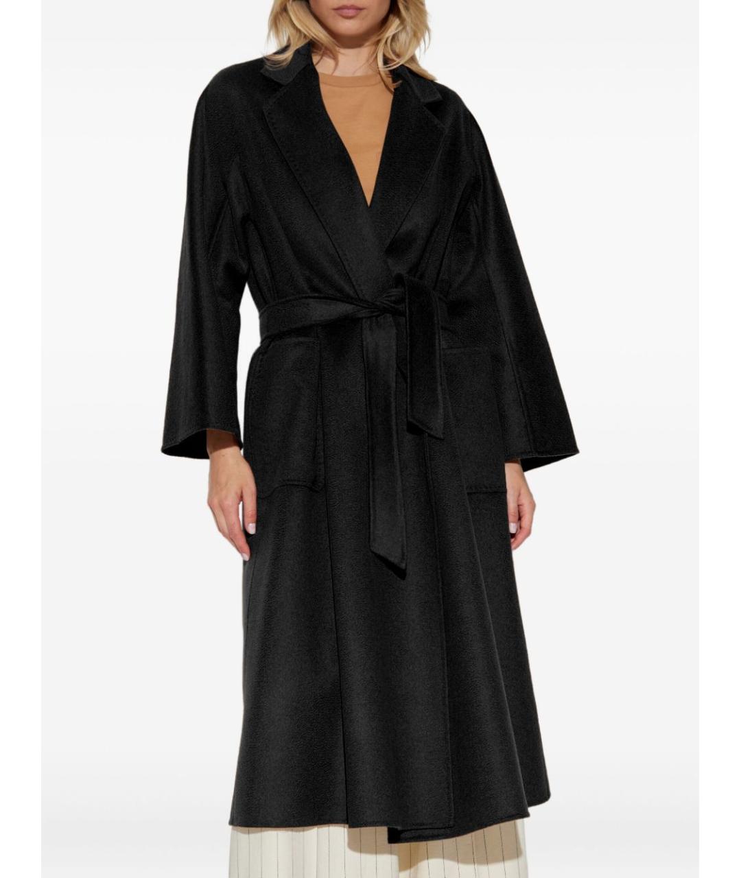 MAX MARA Черное пальто, фото 3