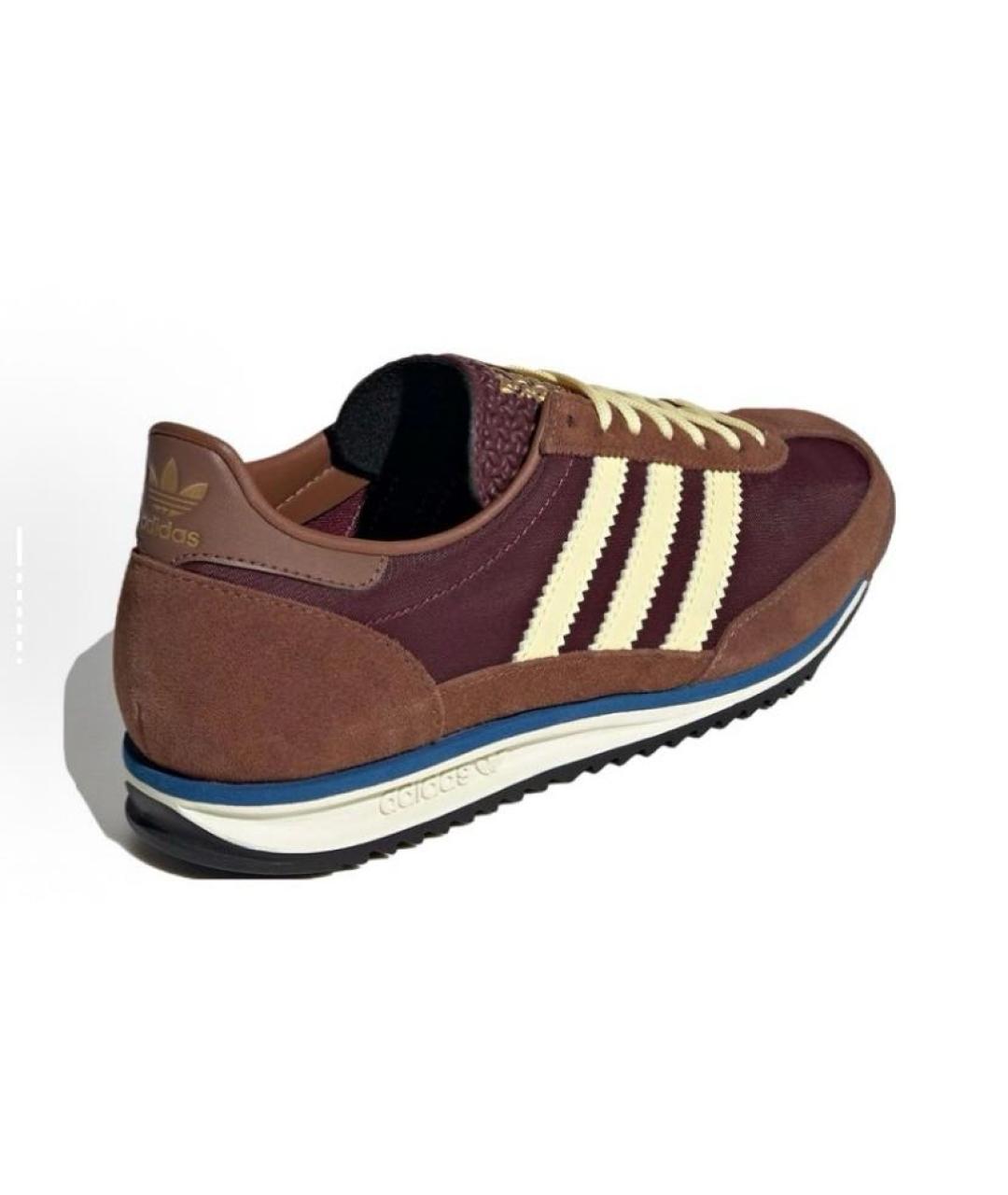 ADIDAS Коричневые текстильные кроссовки, фото 3