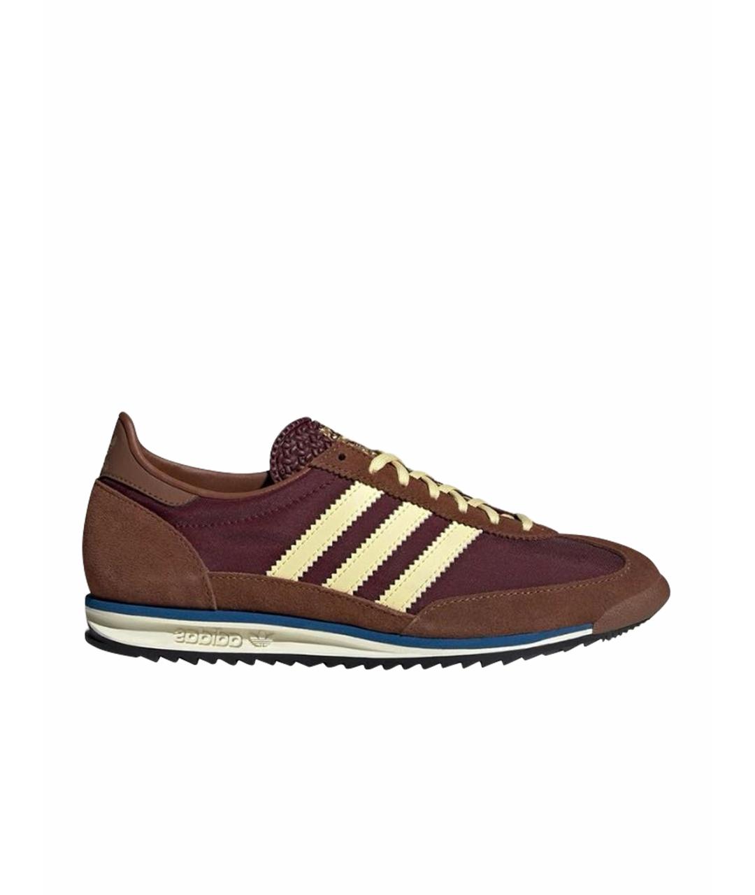 ADIDAS Коричневые текстильные кроссовки, фото 1