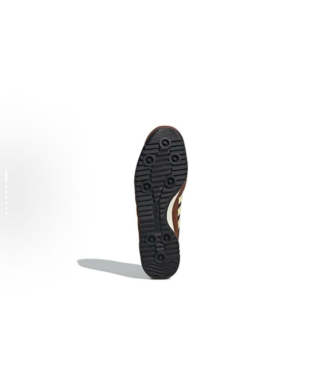 ADIDAS Коричневые текстильные кроссовки, фото 4
