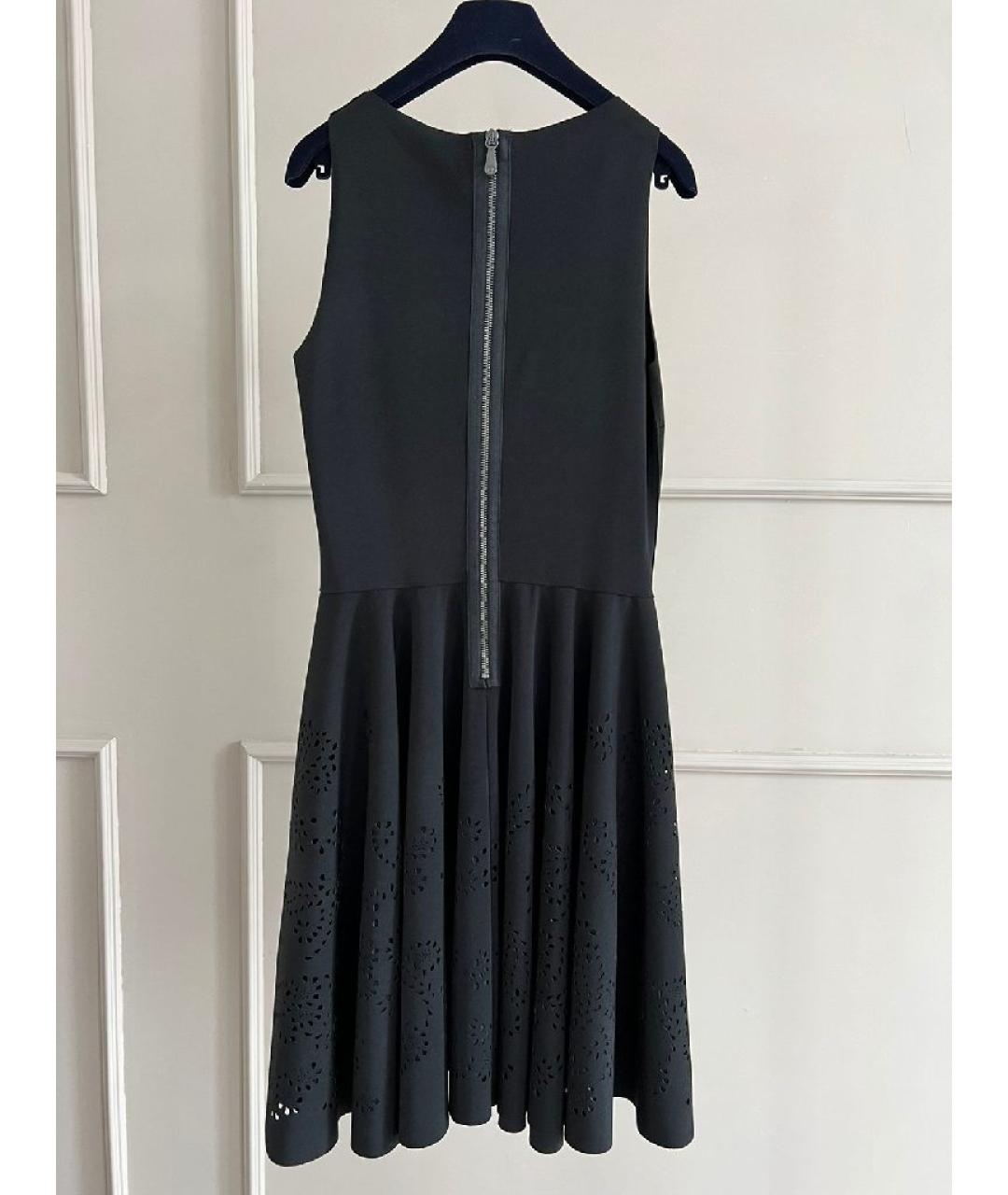 ERMANNO SCERVINO Черное хлопковое повседневное платье, фото 2