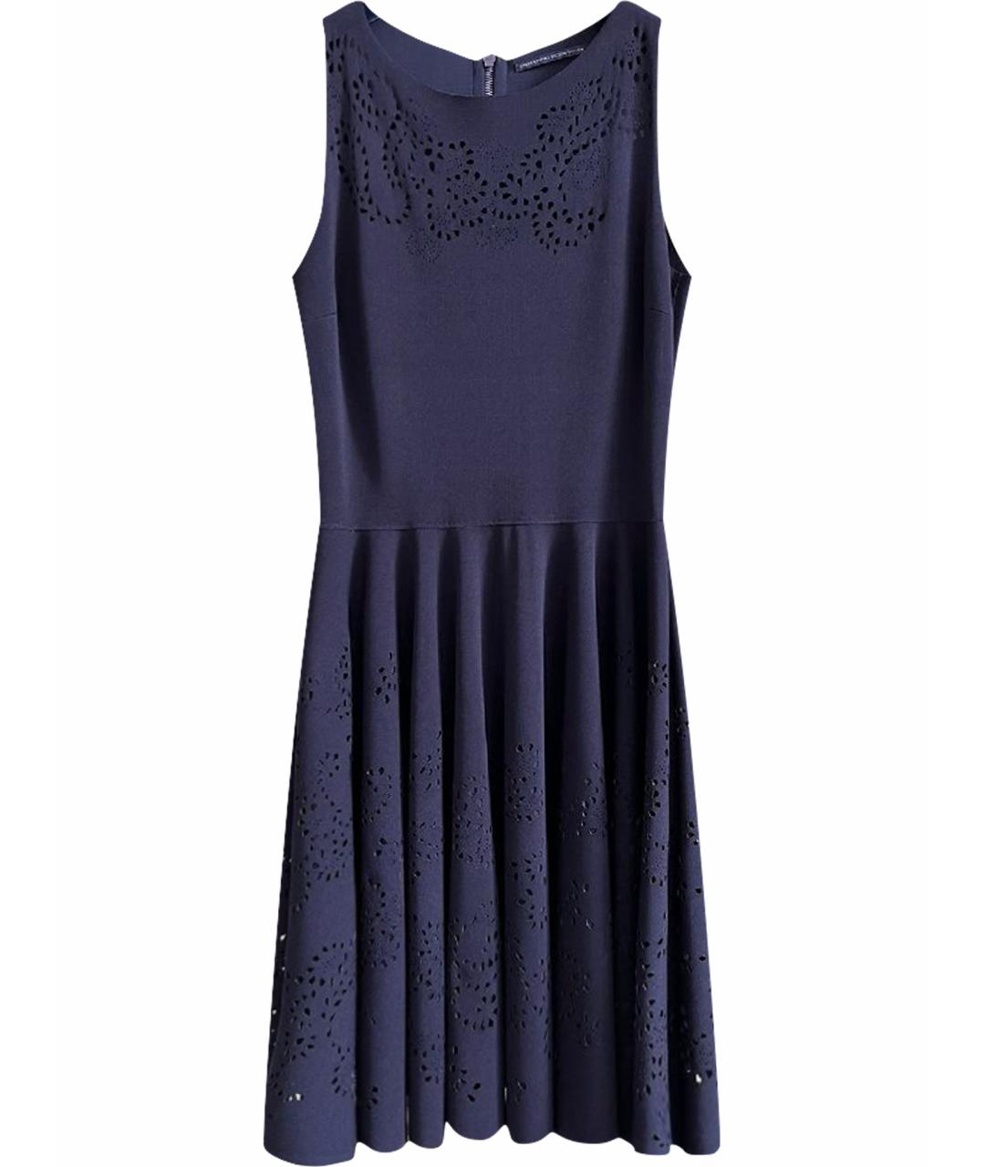 ERMANNO SCERVINO Черное хлопковое повседневное платье, фото 1