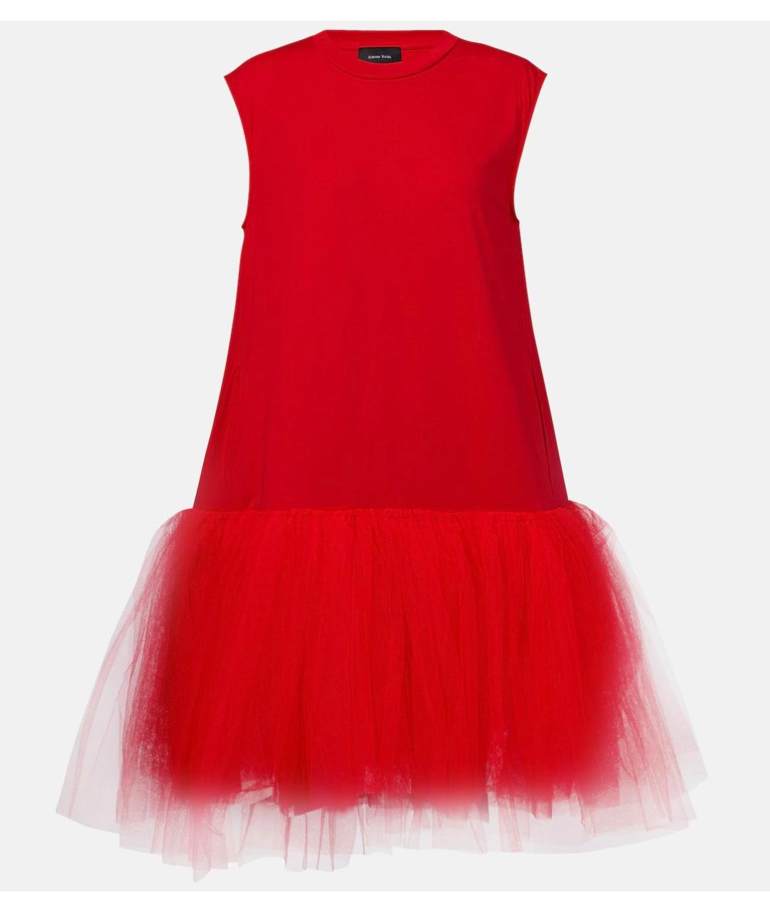 SIMONE ROCHA Красное коктейльное платье, фото 9