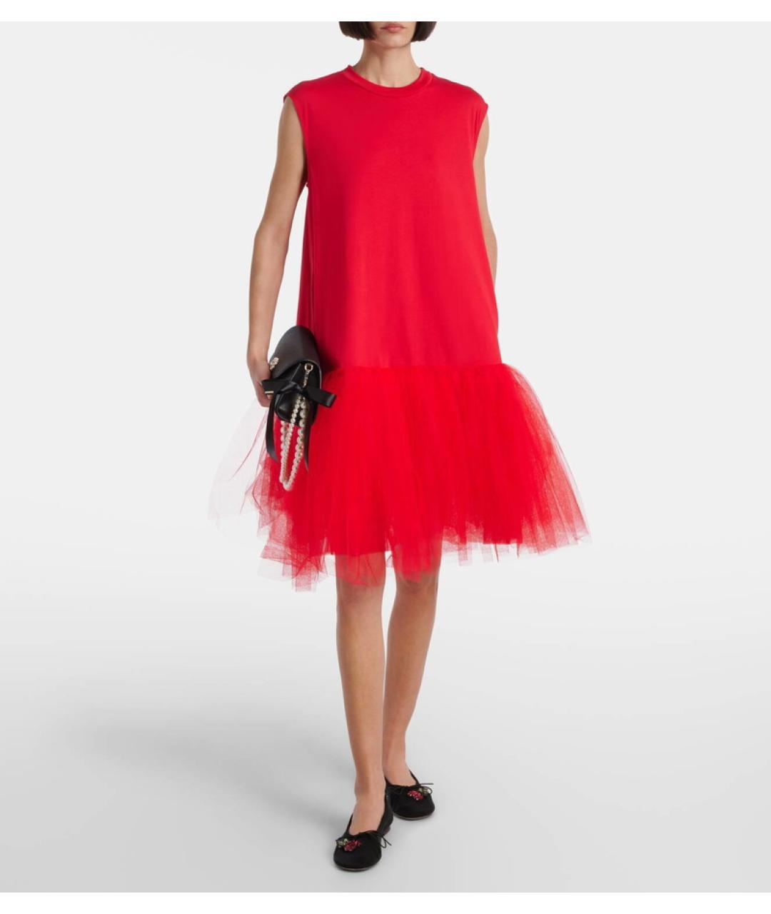 SIMONE ROCHA Красное коктейльное платье, фото 3