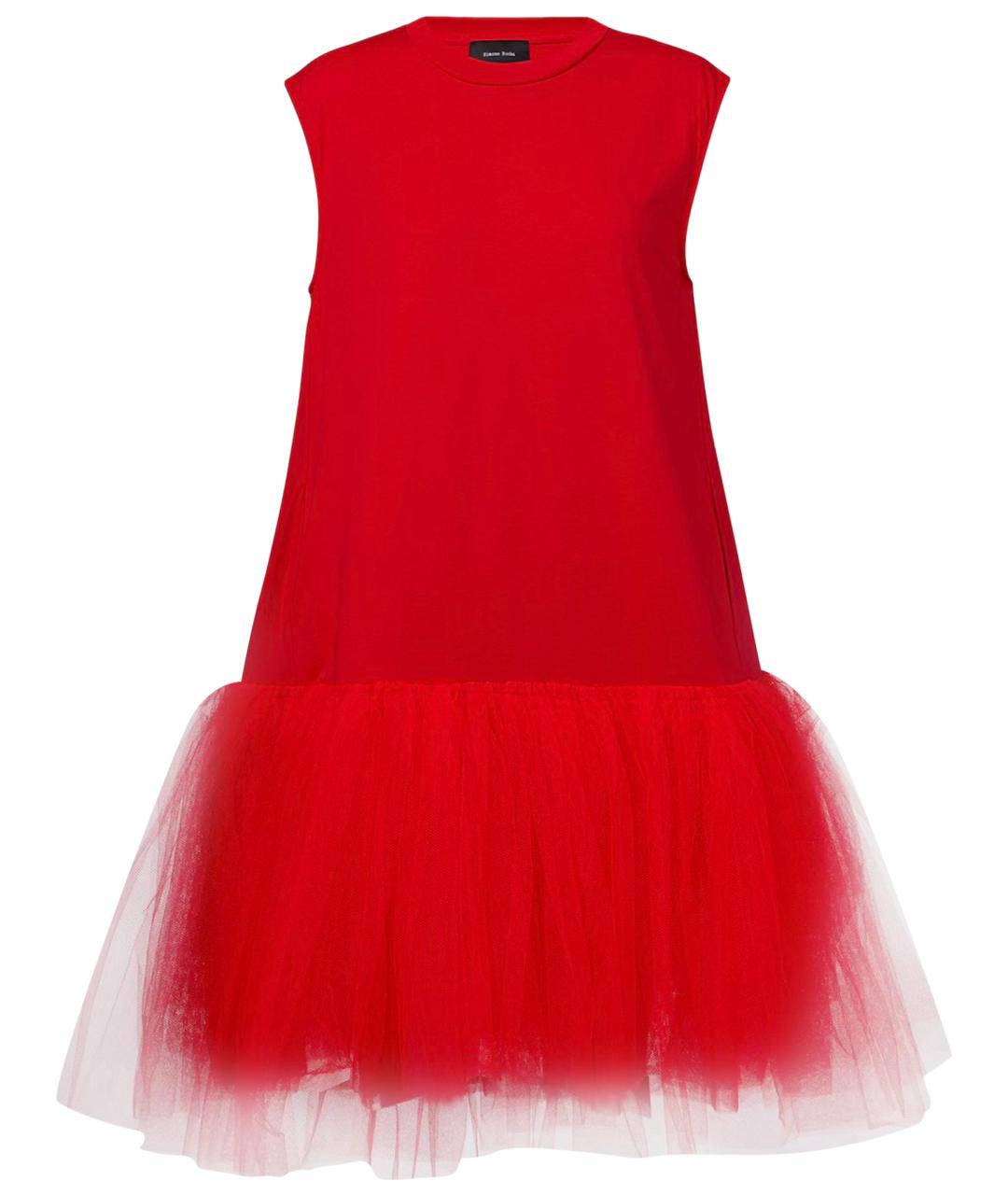 SIMONE ROCHA Красное коктейльное платье, фото 1