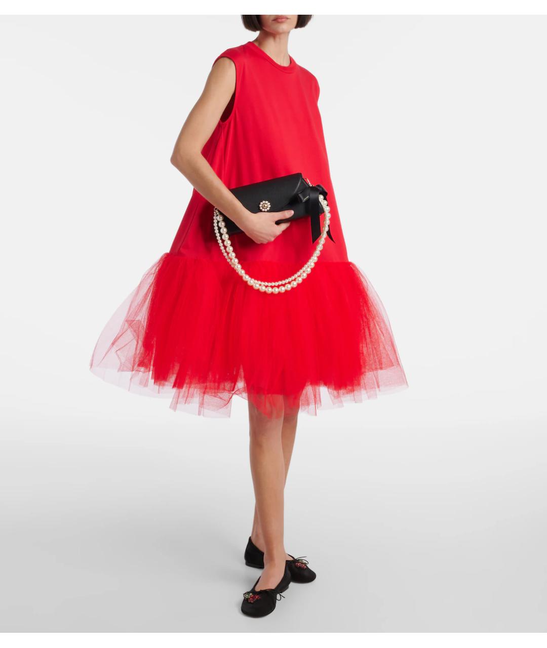 SIMONE ROCHA Красное коктейльное платье, фото 2