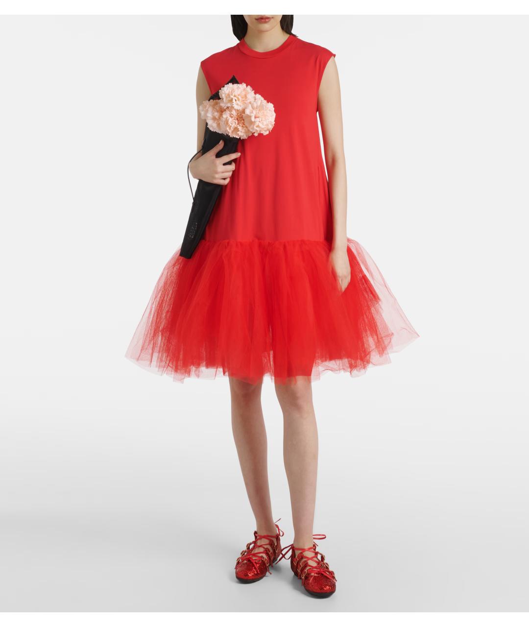 SIMONE ROCHA Красное коктейльное платье, фото 5