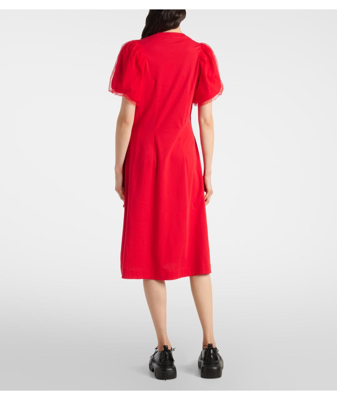 SIMONE ROCHA Красное коктейльное платье, фото 3