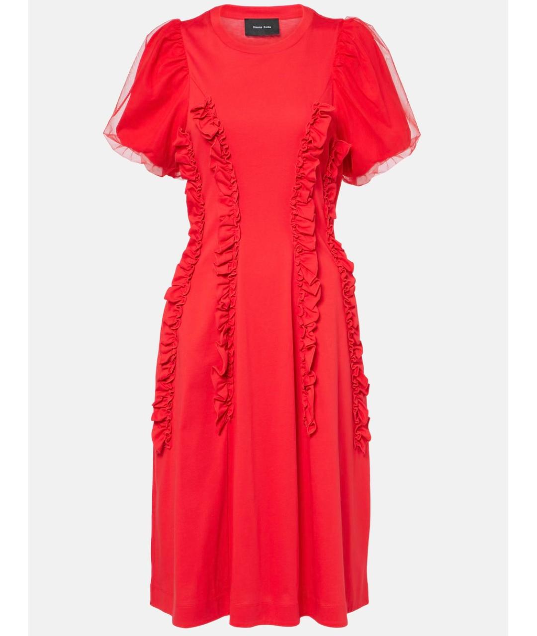 SIMONE ROCHA Красное коктейльное платье, фото 5