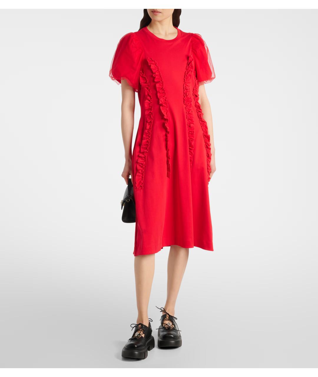 SIMONE ROCHA Красное коктейльное платье, фото 2