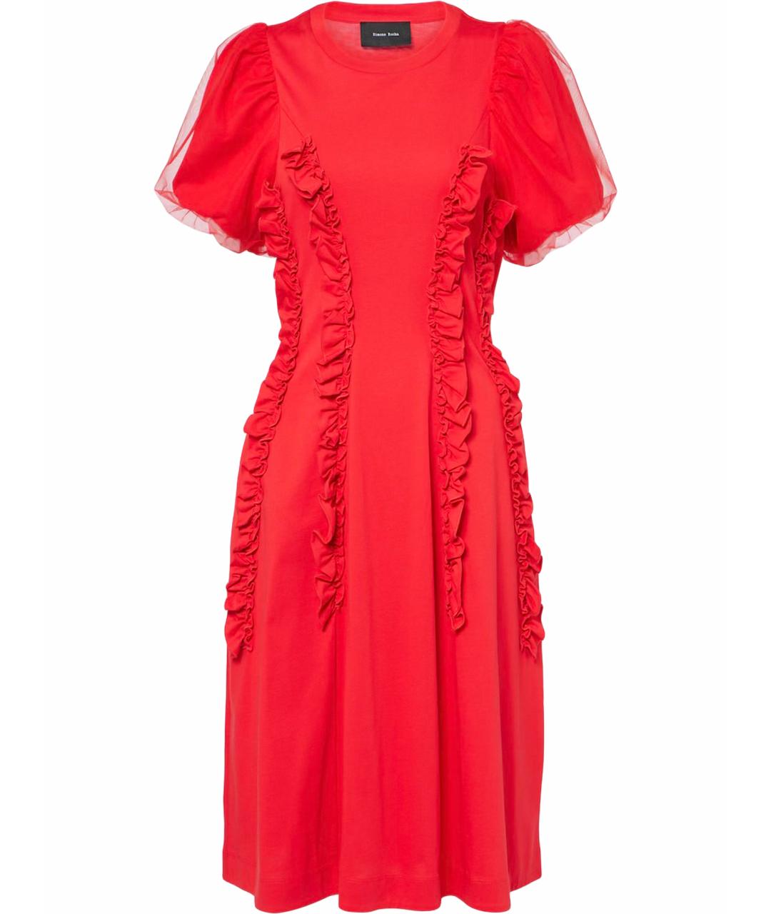 SIMONE ROCHA Красное коктейльное платье, фото 1