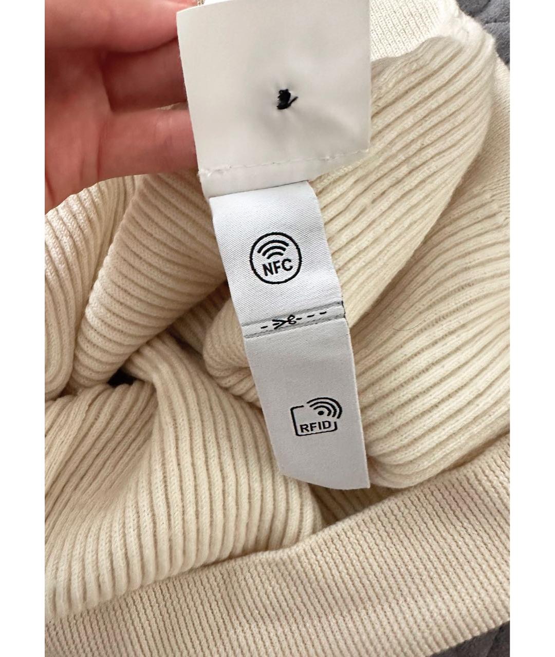 STONE ISLAND Белый шерстяной джемпер / свитер, фото 3