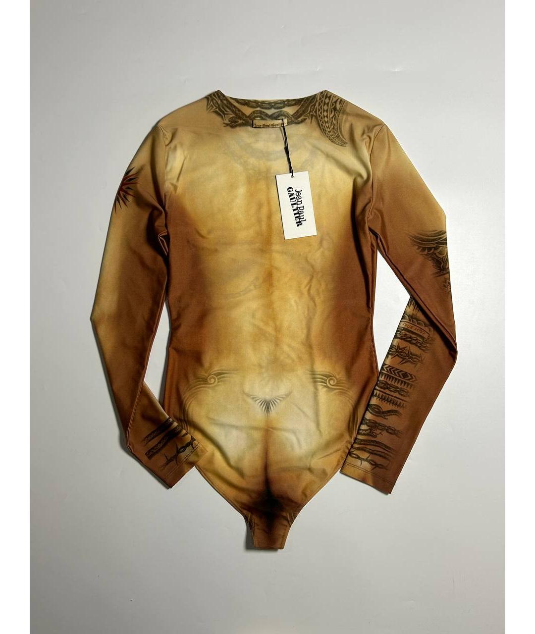 JEAN PAUL GAULTIER Бежевое боди, фото 2