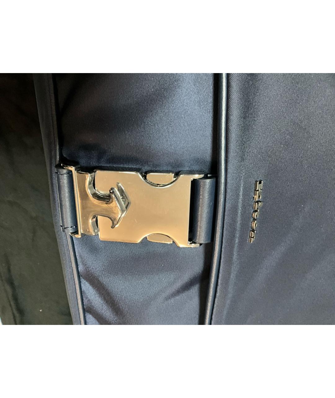 KITON Темно-синяя сумка на плечо, фото 3