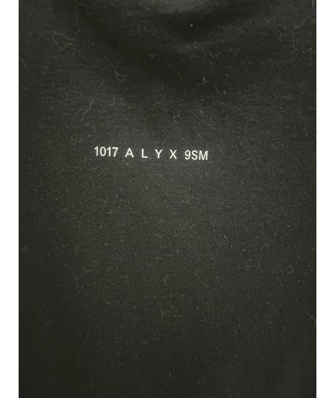 1017 ALYX 9SM Черная хлопковая футболка, фото 4