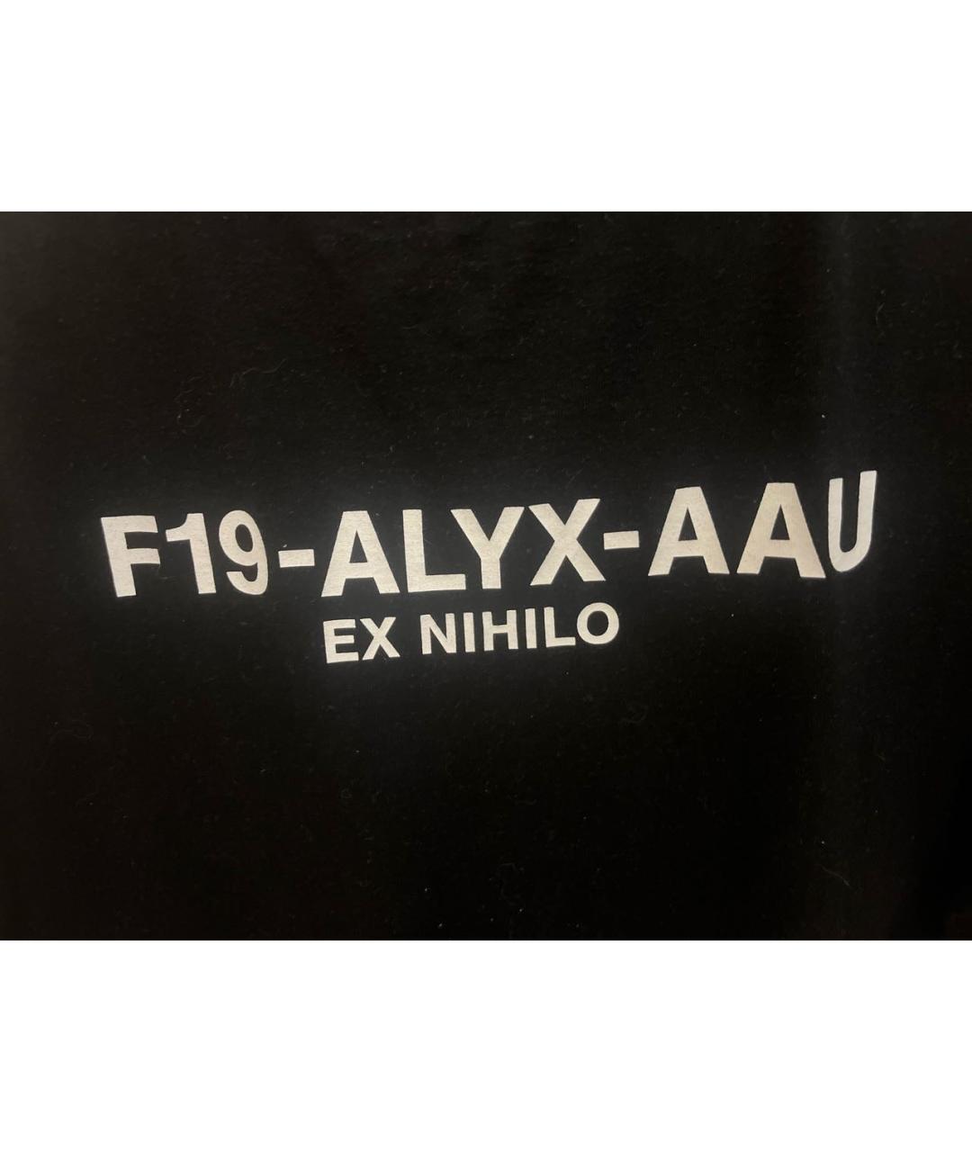 1017 ALYX 9SM Черная хлопковая футболка, фото 5