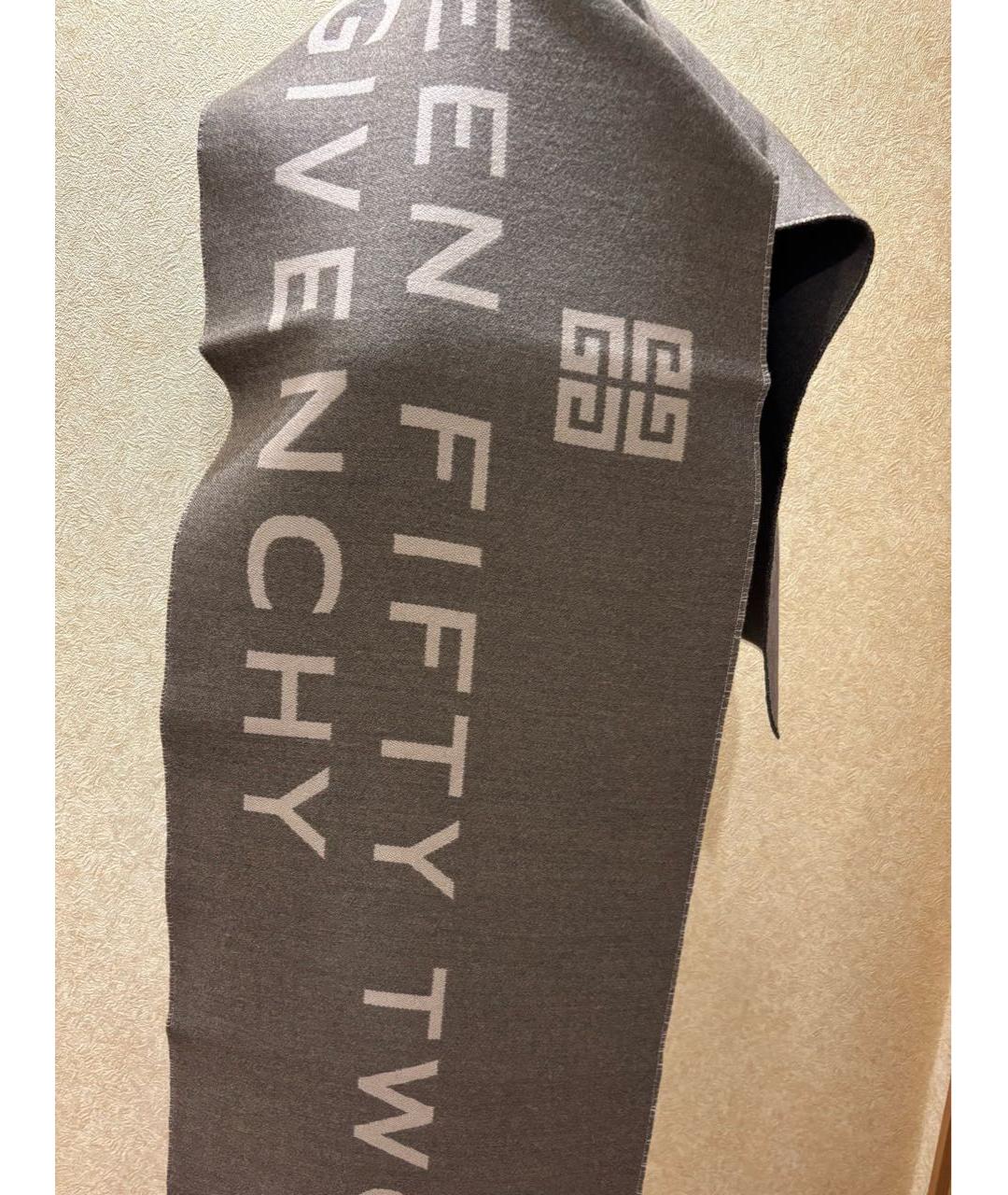 GIVENCHY Шерстяной шарф, фото 5