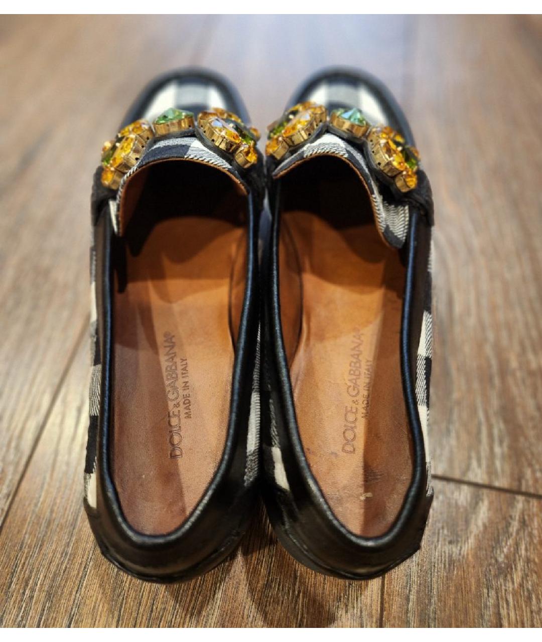 DOLCE&GABBANA Текстильные лоферы, фото 3