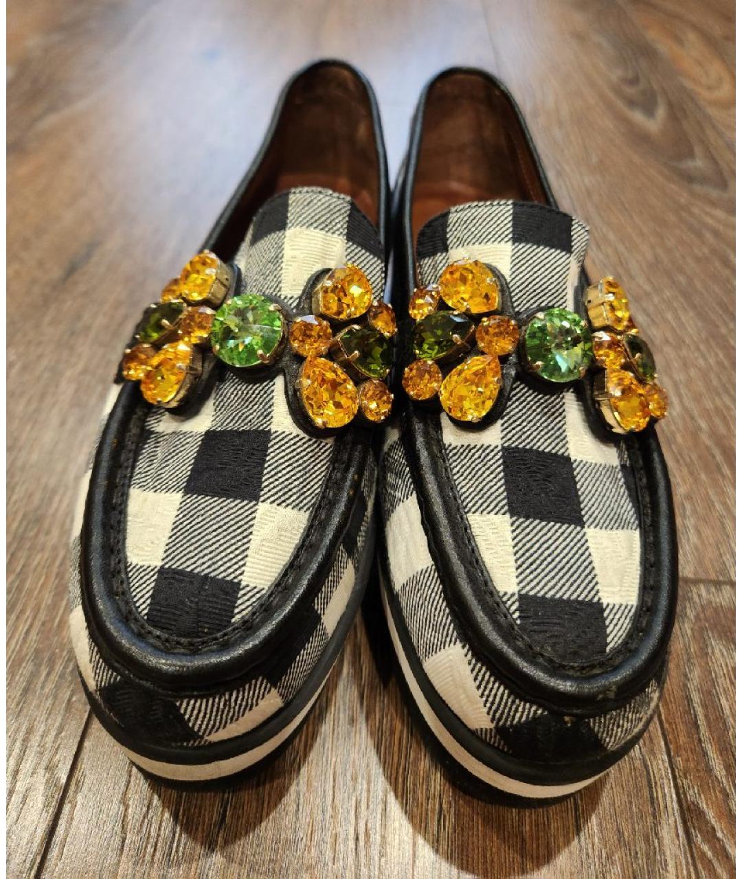 DOLCE&GABBANA Текстильные лоферы, фото 2