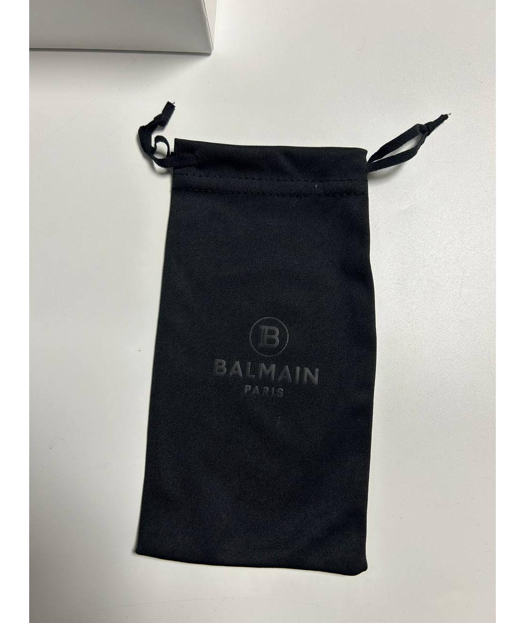 BALMAIN Черные пластиковые солнцезащитные очки, фото 9