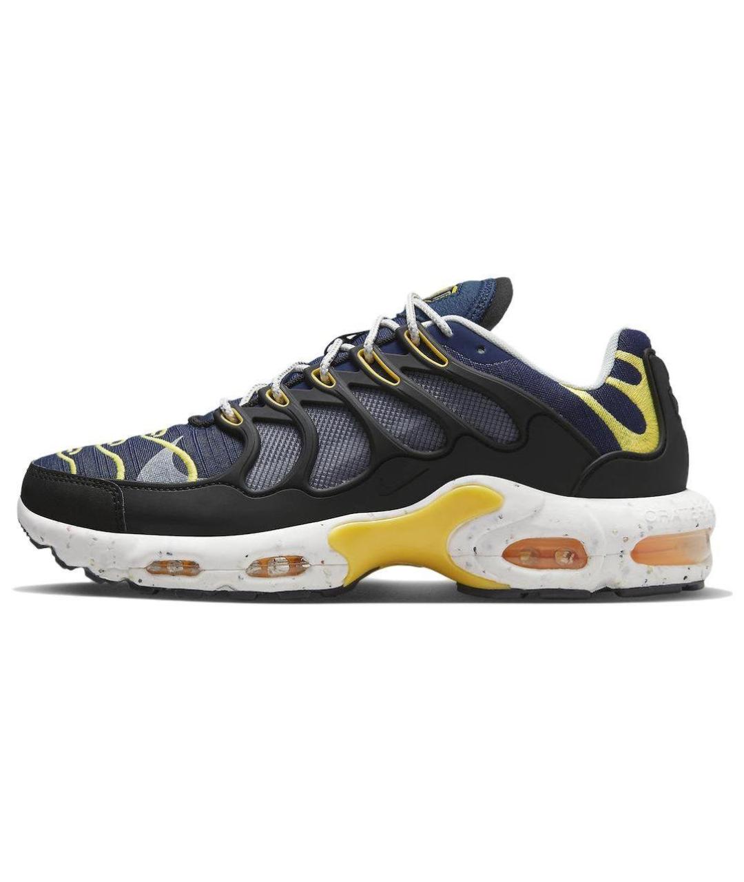 NIKE Синие синтетические низкие кроссовки / кеды, фото 2