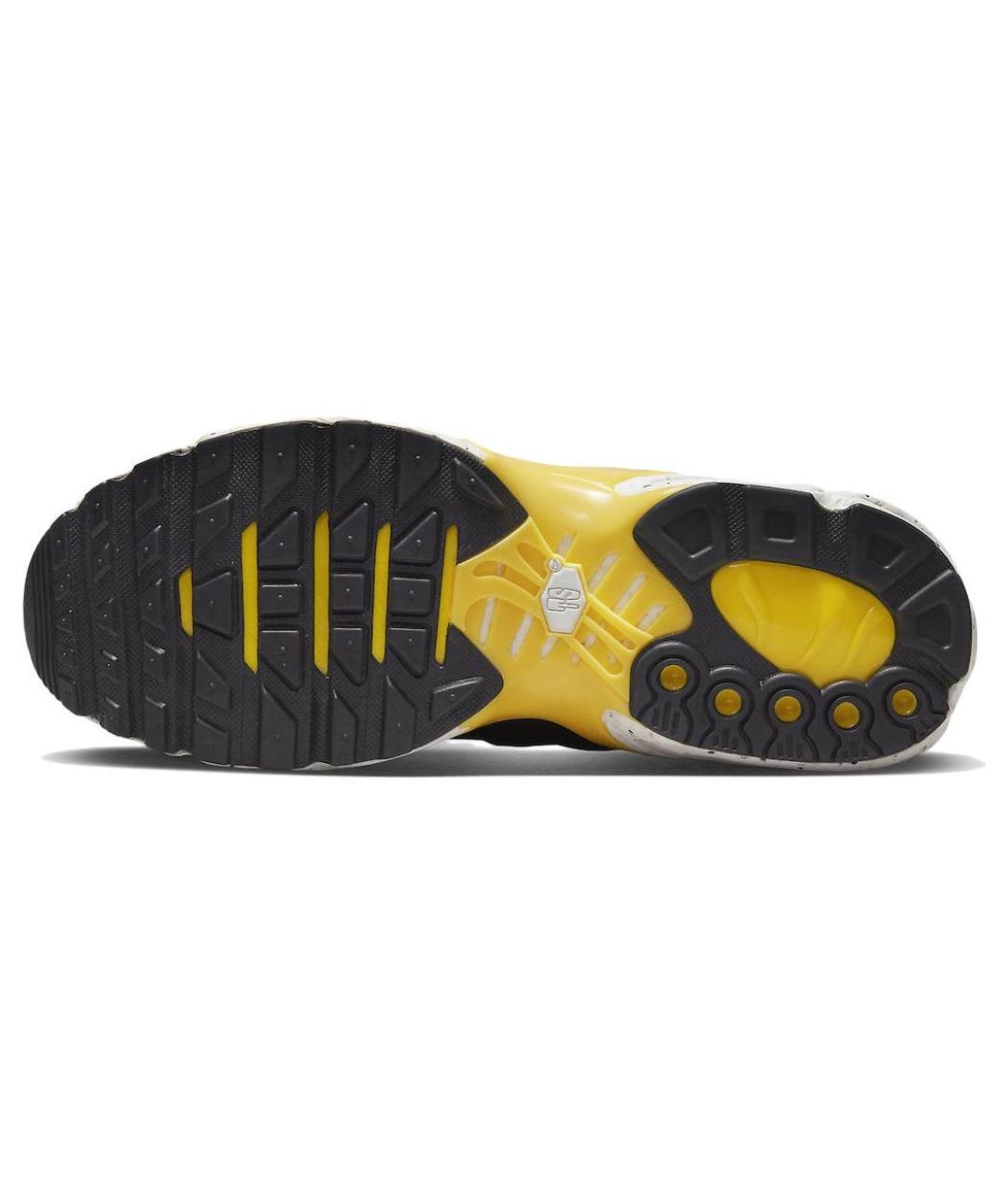 NIKE Синие синтетические низкие кроссовки / кеды, фото 6