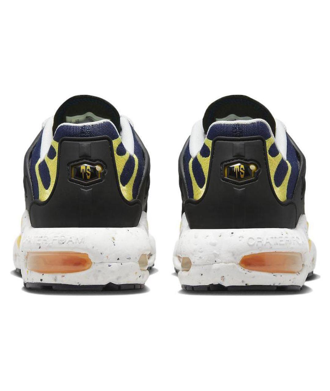 NIKE Синие синтетические низкие кроссовки / кеды, фото 5