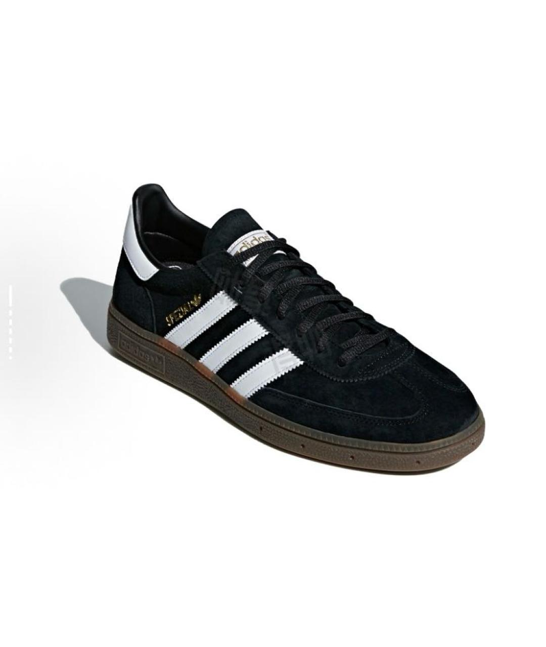 ADIDAS Черные замшевые кроссовки, фото 3