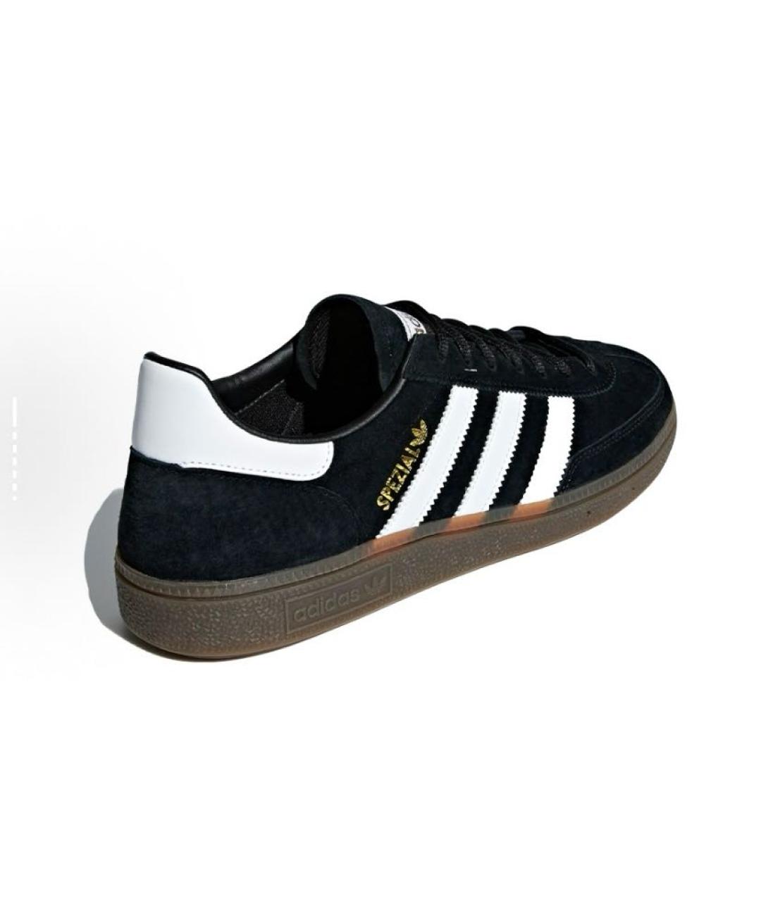 ADIDAS Черные замшевые кроссовки, фото 4