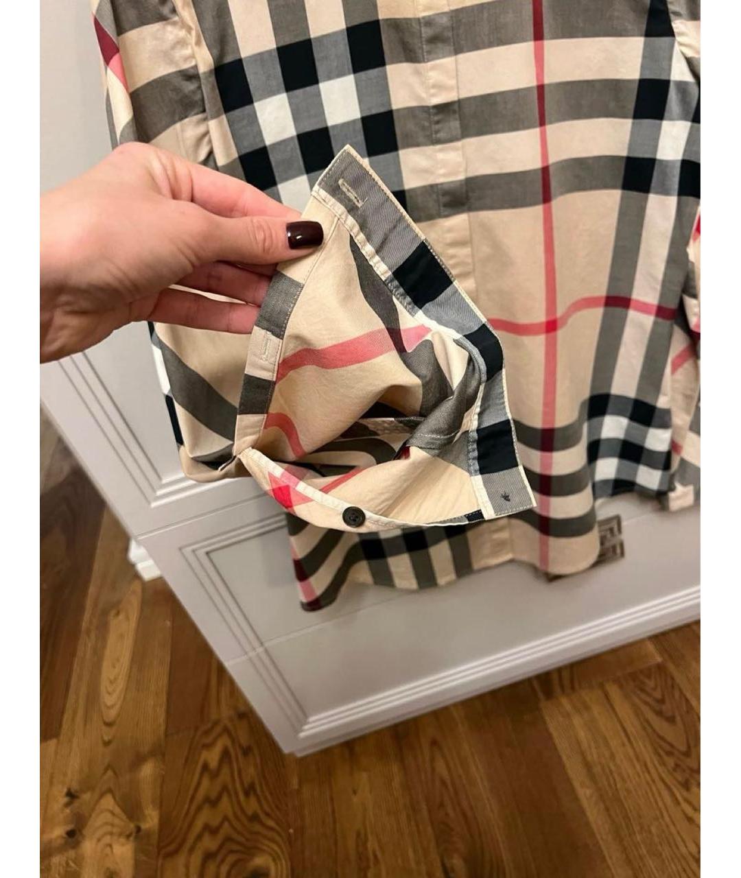 BURBERRY Мульти хлопковая рубашка, фото 3