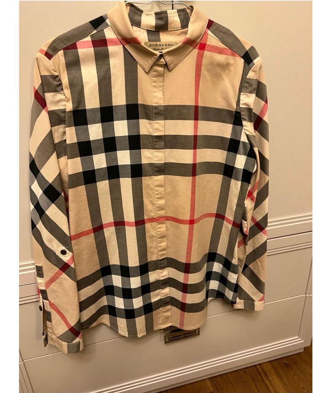 BURBERRY Мульти хлопковая рубашка, фото 4