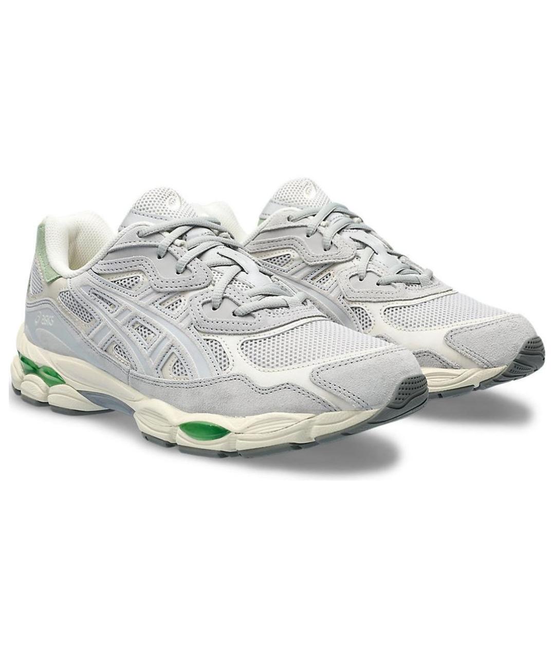 ASICS Серые замшевые низкие кроссовки / кеды, фото 3