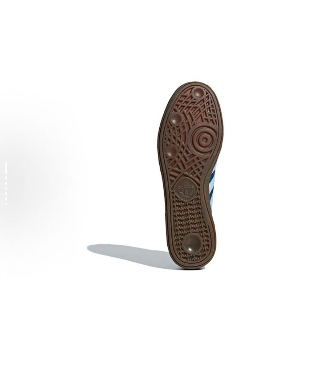 ADIDAS Темно-синие замшевые кроссовки, фото 6