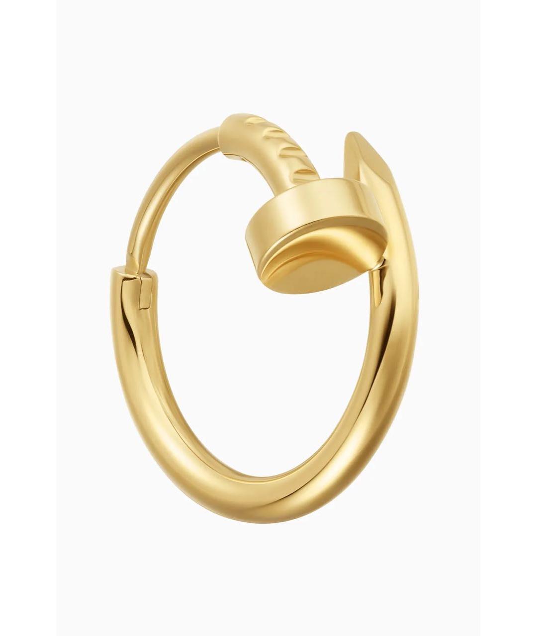 CARTIER Золотые серьги из желтого золота, фото 2