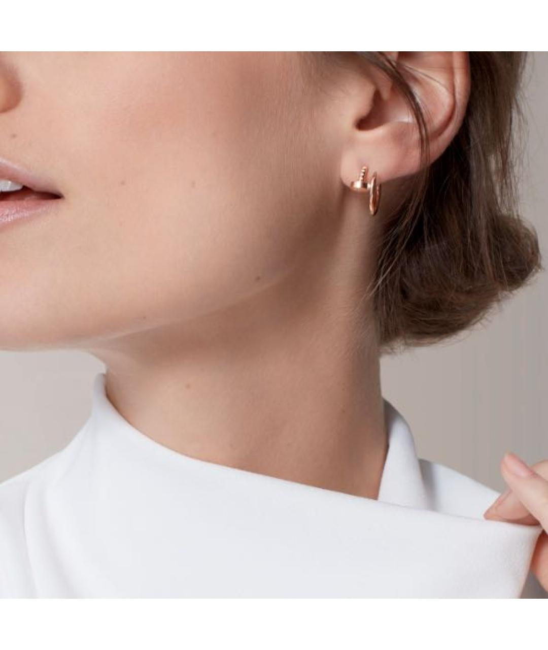 CARTIER Золотые серьги из желтого золота, фото 4