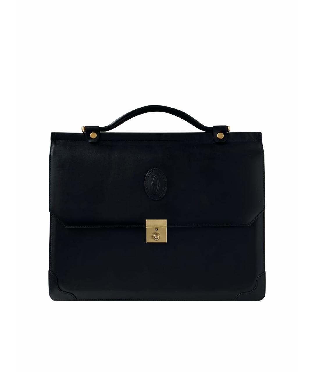 CARTIER Черный портфель, фото 1