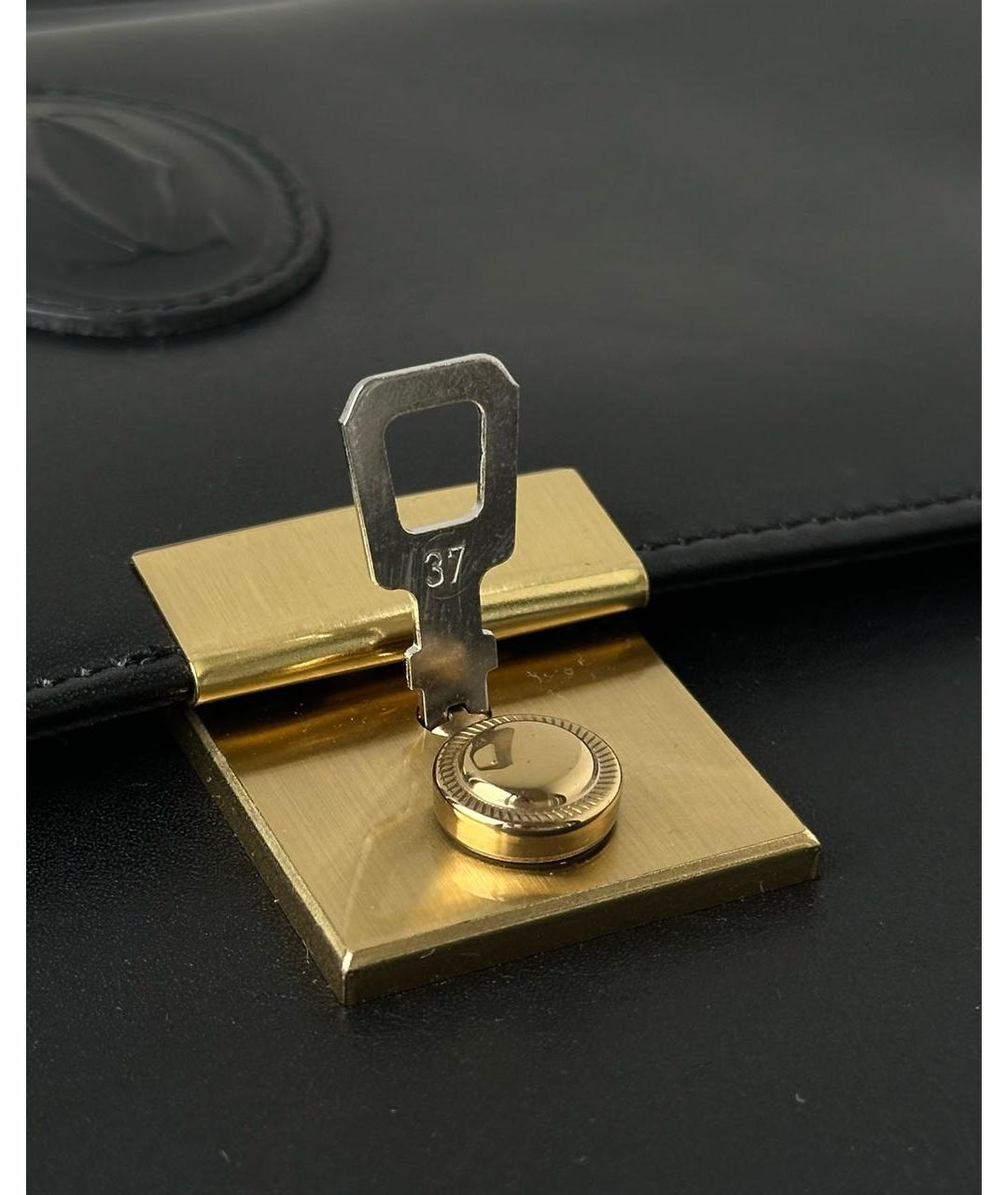 CARTIER Черный портфель, фото 4
