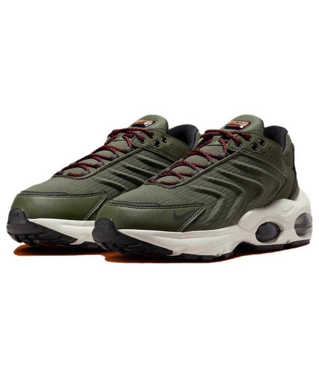 NIKE Хаки синтетические низкие кроссовки / кеды, фото 3